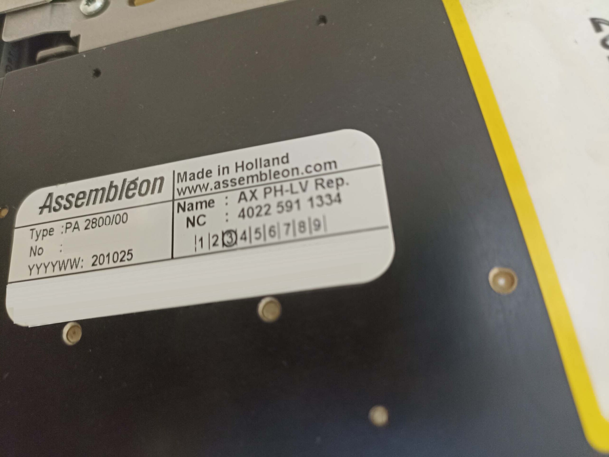 사진 사용됨 PHILIPS / ASSEMBLEON AX501 판매용