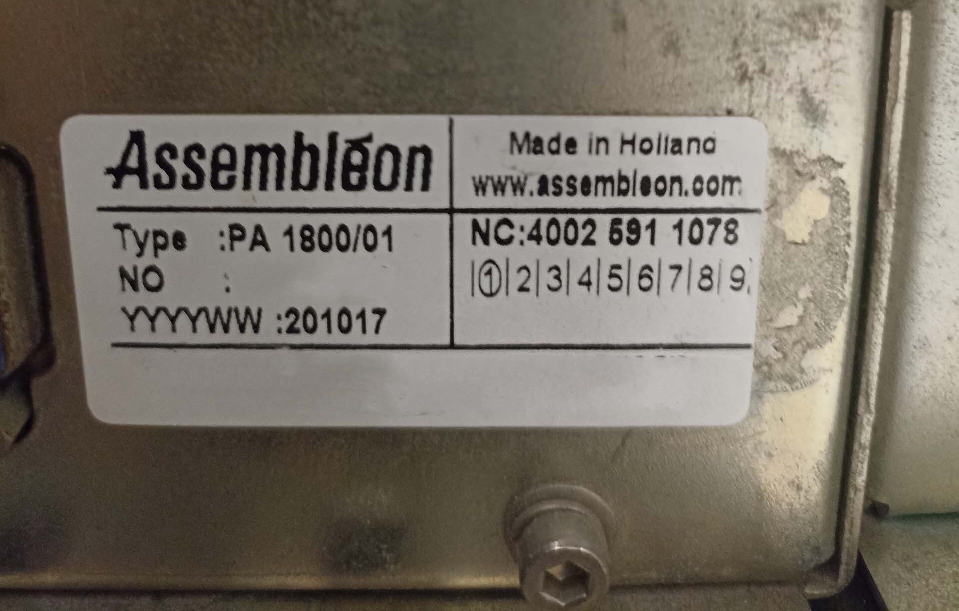 사진 사용됨 PHILIPS / ASSEMBLEON AX501 판매용