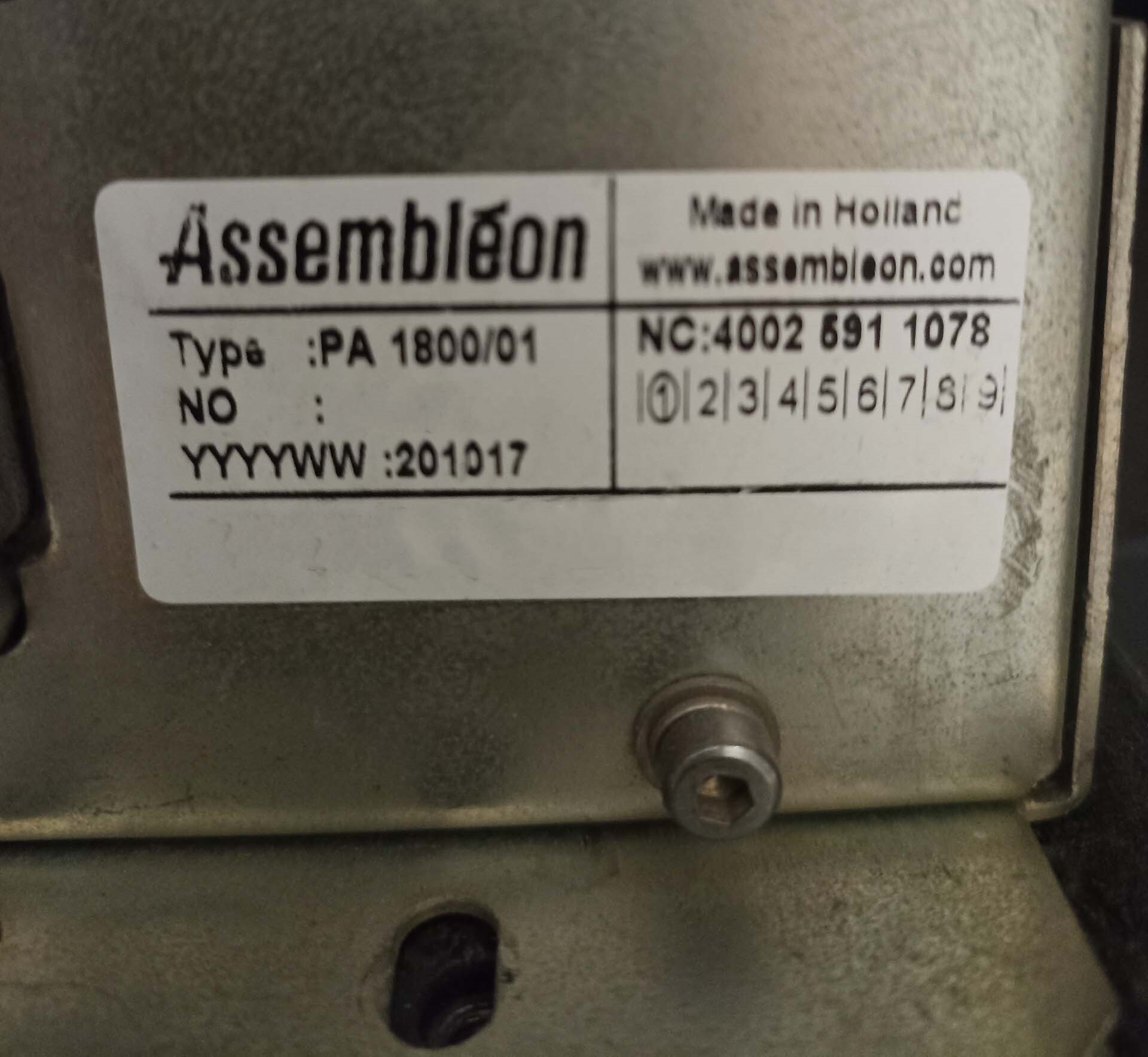 사진 사용됨 PHILIPS / ASSEMBLEON AX501 판매용
