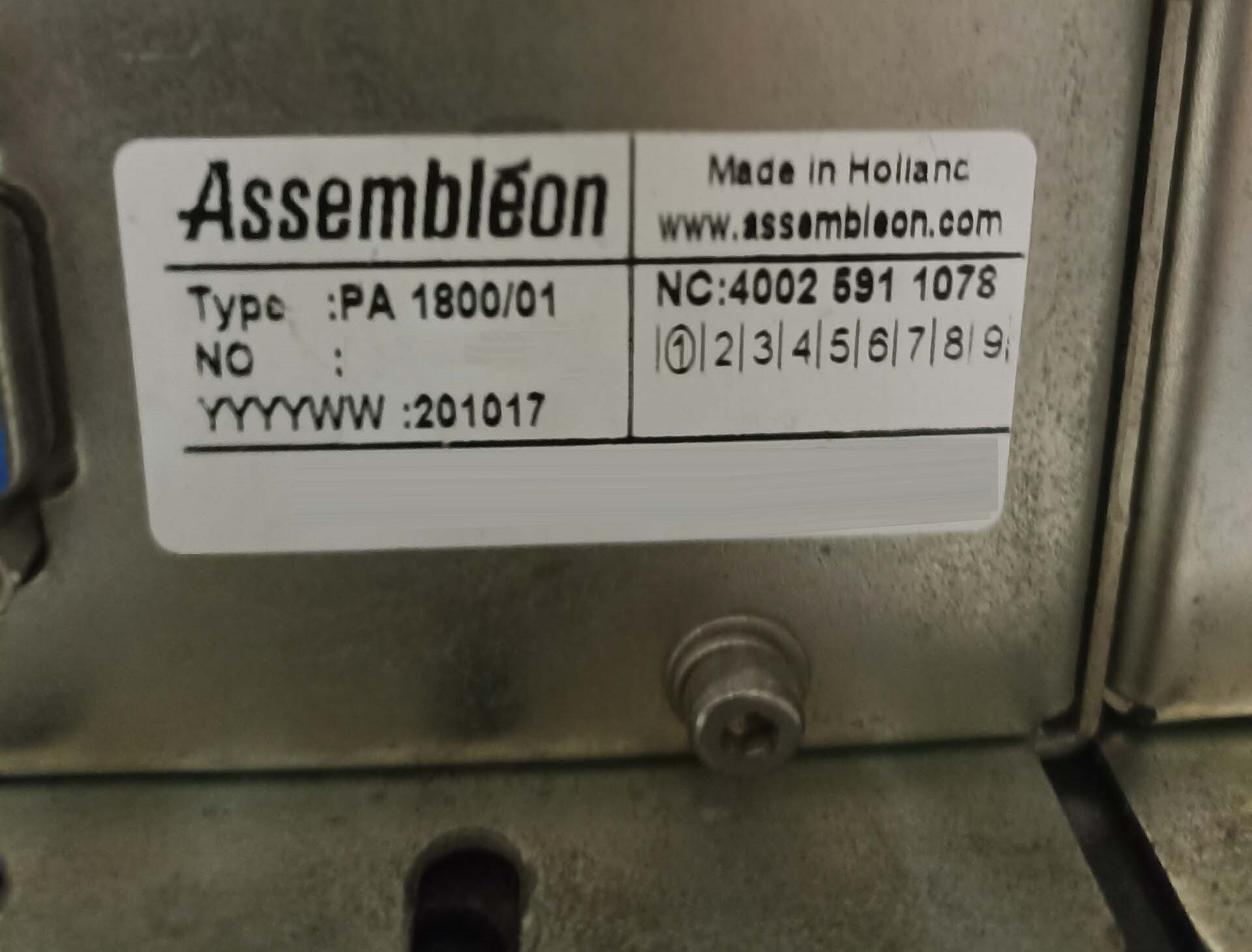 사진 사용됨 PHILIPS / ASSEMBLEON AX501 판매용
