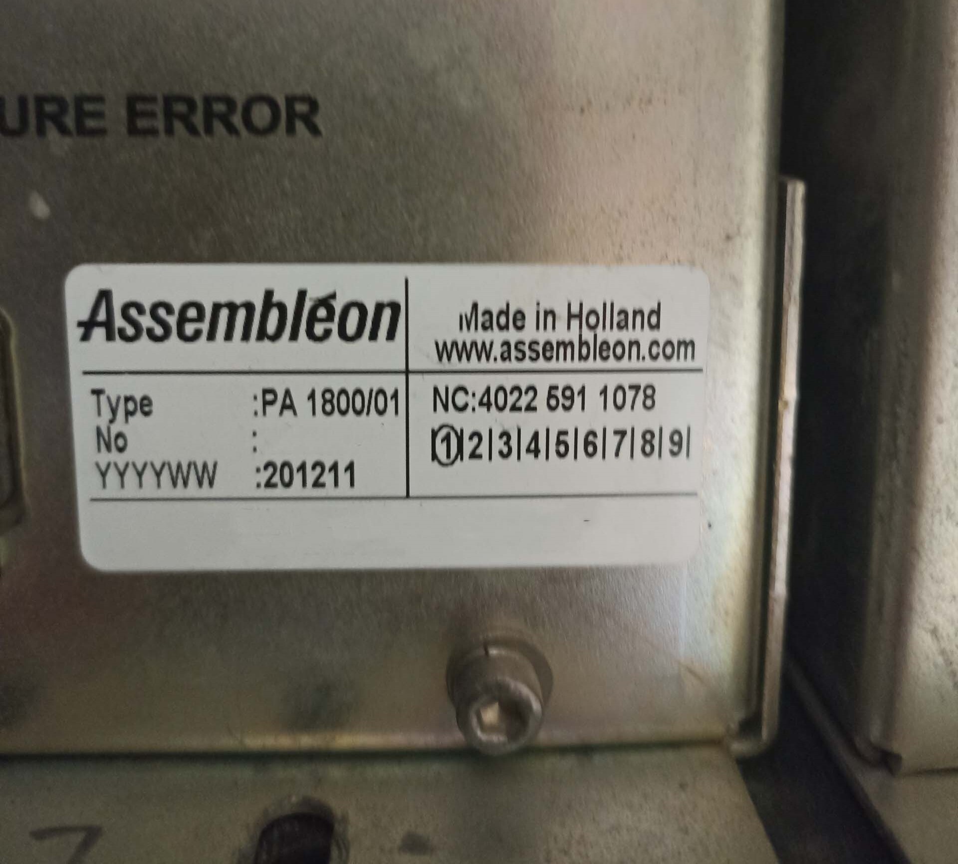 사진 사용됨 PHILIPS / ASSEMBLEON AX501 판매용