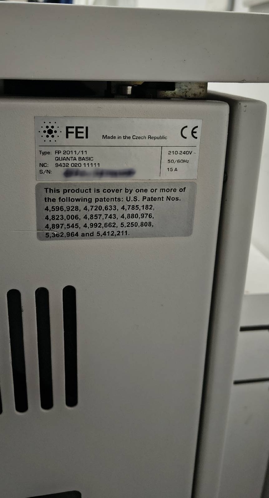 Foto Verwendet PHILIPS / FEI Quanta 200 Zum Verkauf