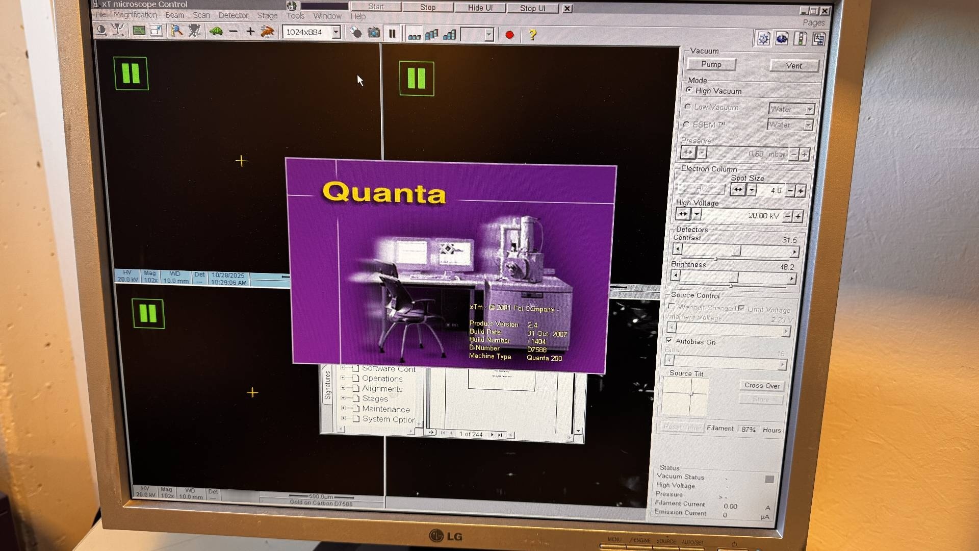 Foto Verwendet PHILIPS / FEI Quanta 200 Zum Verkauf