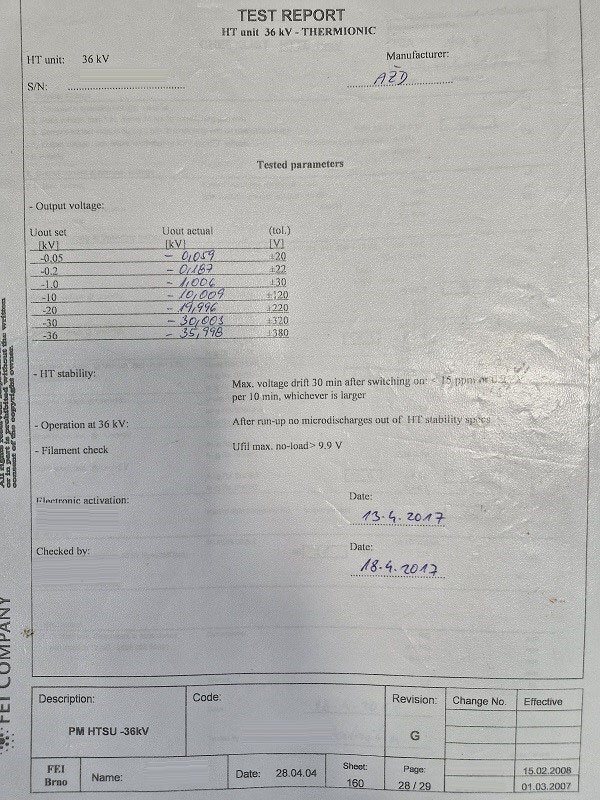 Foto Verwendet PHILIPS / FEI Quanta 200 Zum Verkauf