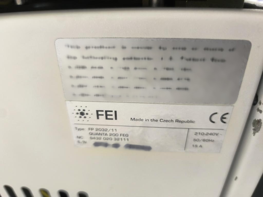 사진 사용됨 PHILIPS / FEI Quanta 200F 판매용