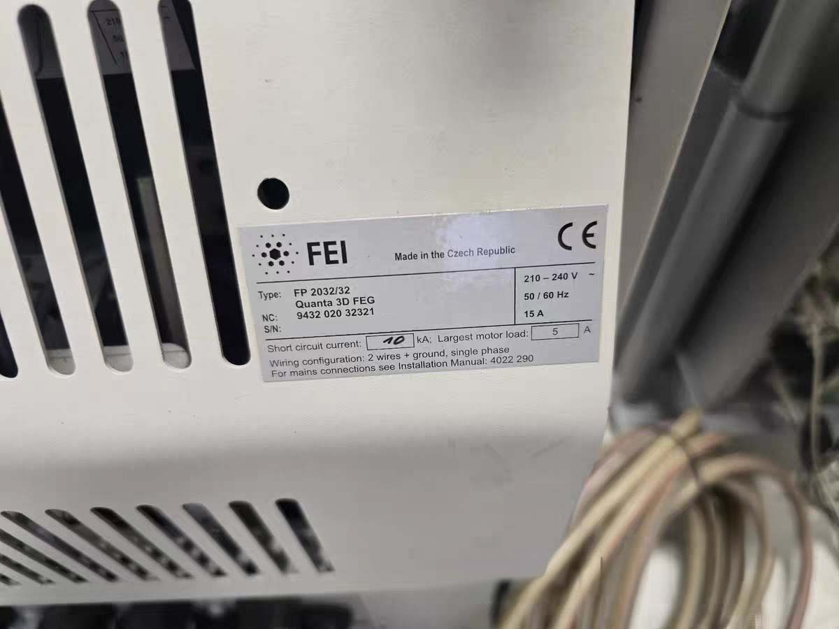 圖為 已使用的 PHILIPS / FEI Quanta 3D FEG 待售