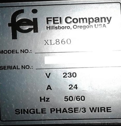 Photo Used PHILIPS / FEI XL 860 For Sale