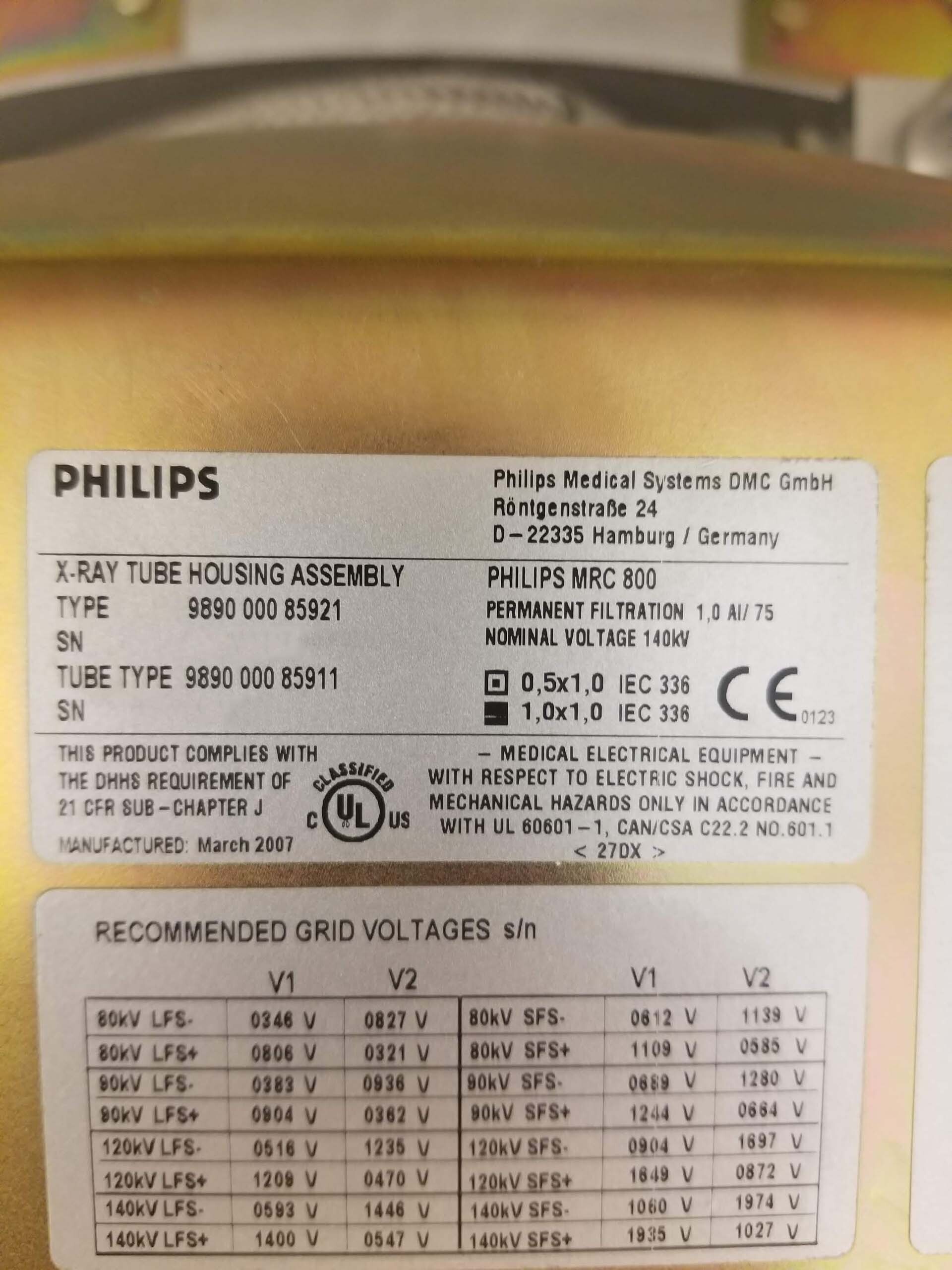 Photo Used PHILIPS MRC 800 For Sale
