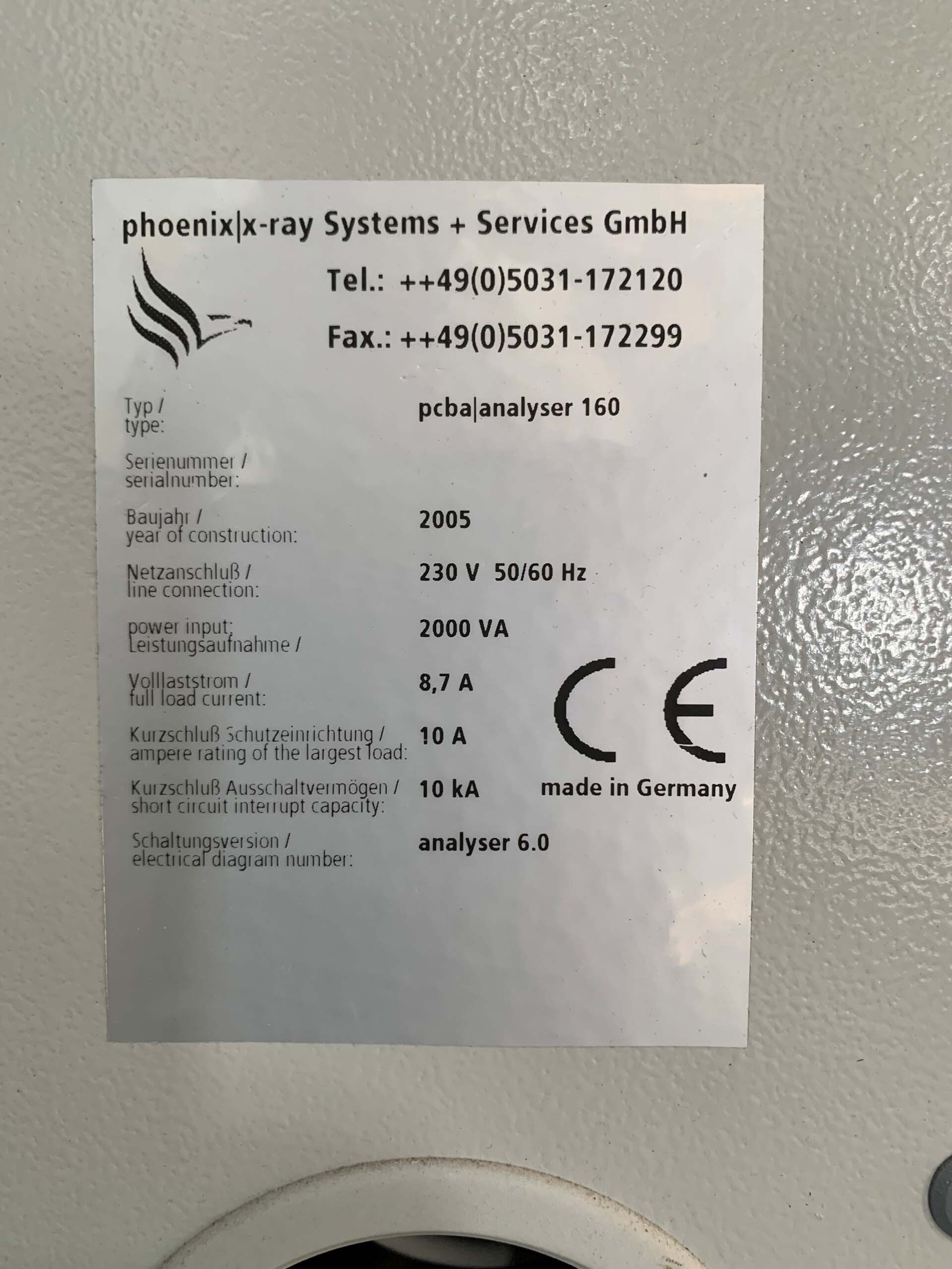 图为 已使用的 GE PHOENIX PCBA Analyser 160 待售