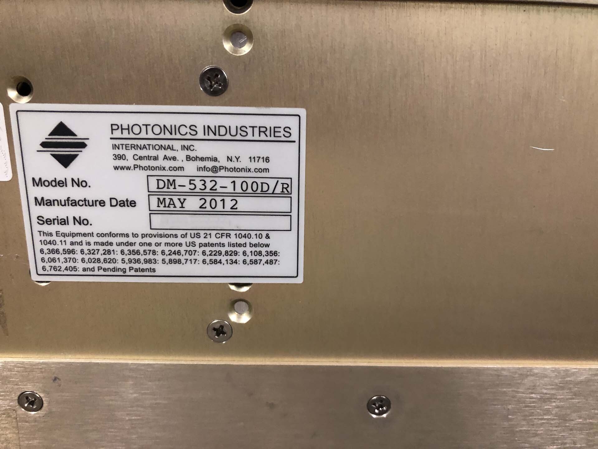 圖為 已使用的 PHOTONICS INDUSTRIES INTERNATIONAL DM-532-100 待售