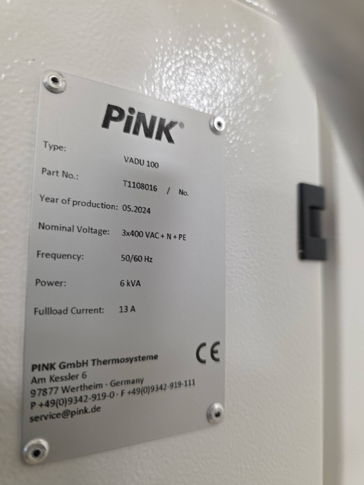 图为 已使用的 PINK VADU 100 待售