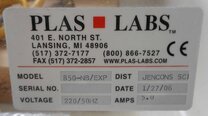 Photo Used PLAS-LABS 850-NB/EXP For Sale