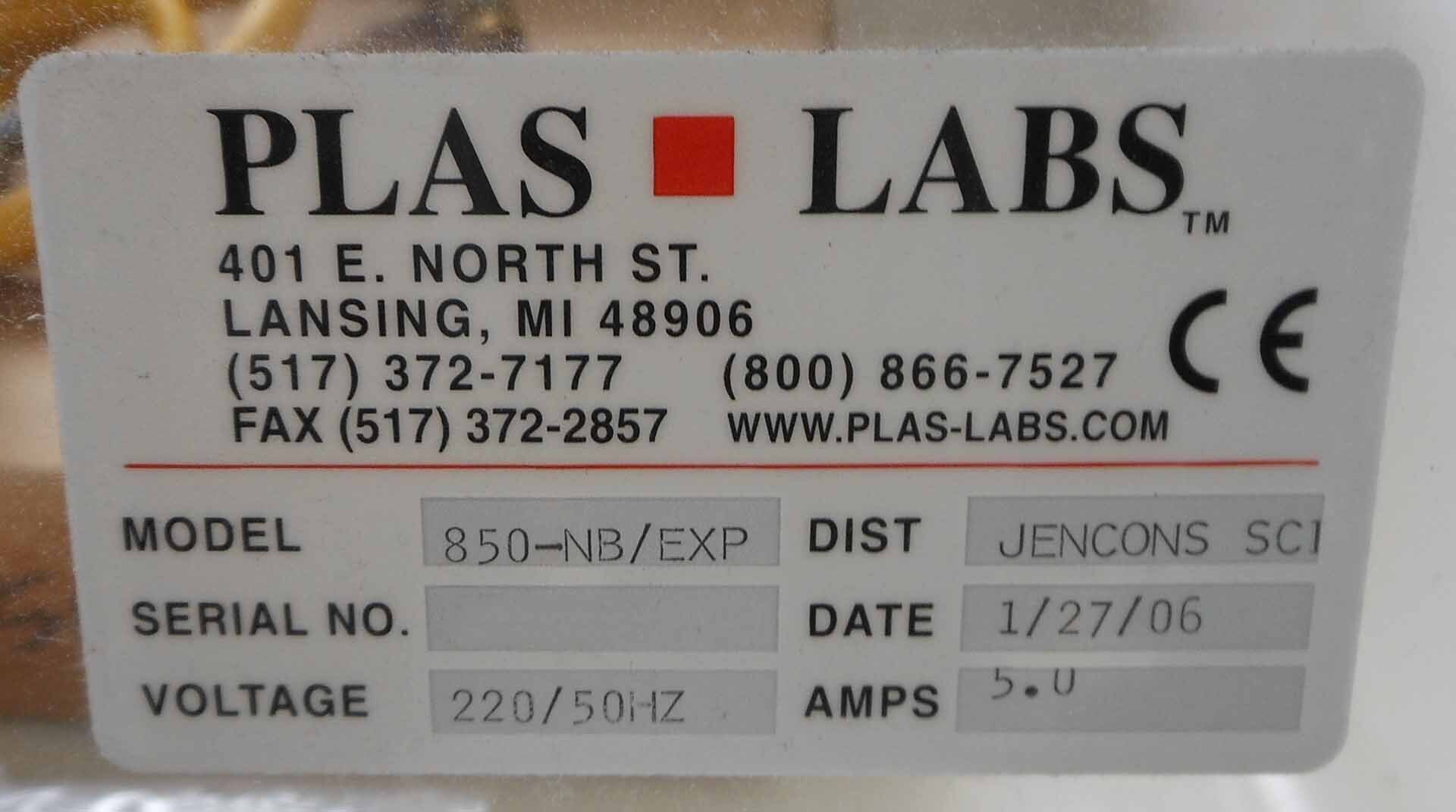 圖為 已使用的 PLAS-LABS 850-NB/EXP 待售