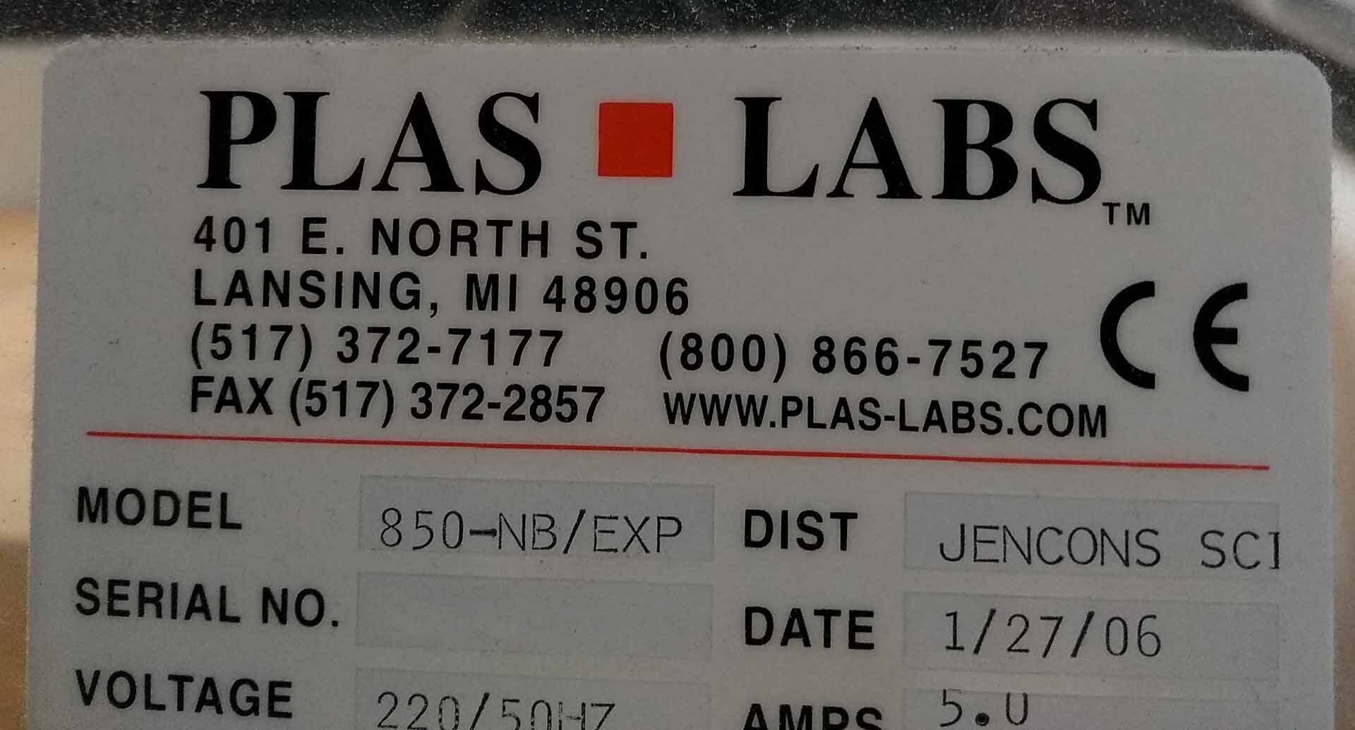사진 사용됨 PLAS-LABS 850-NB/EXP 판매용