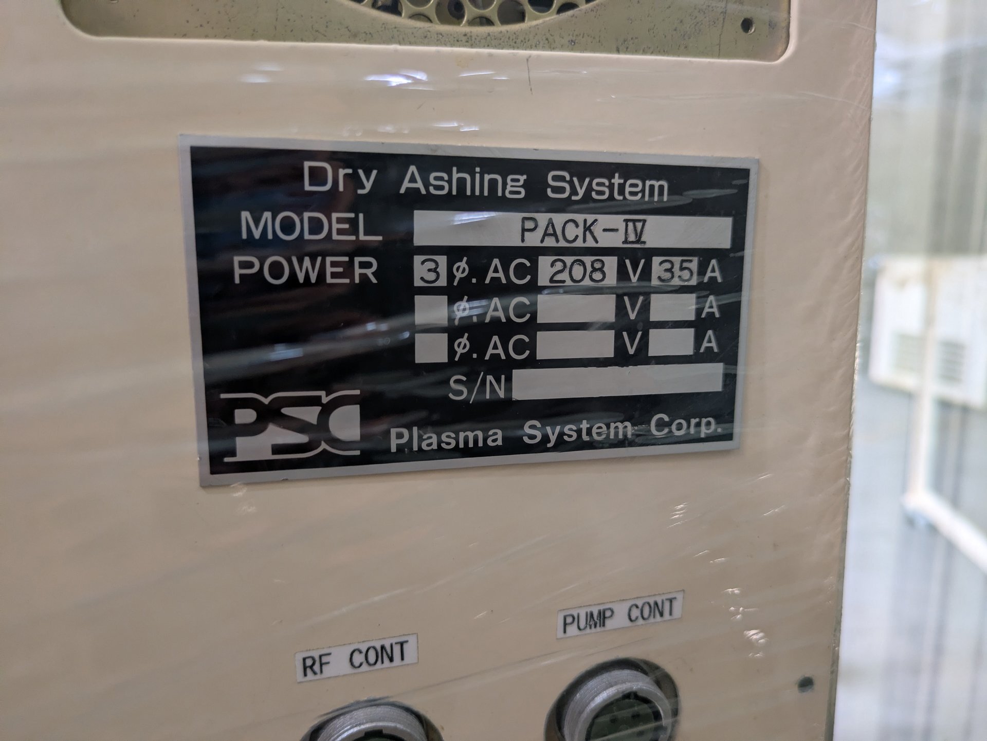 圖為 已使用的 PLASMA PACK-IV 待售