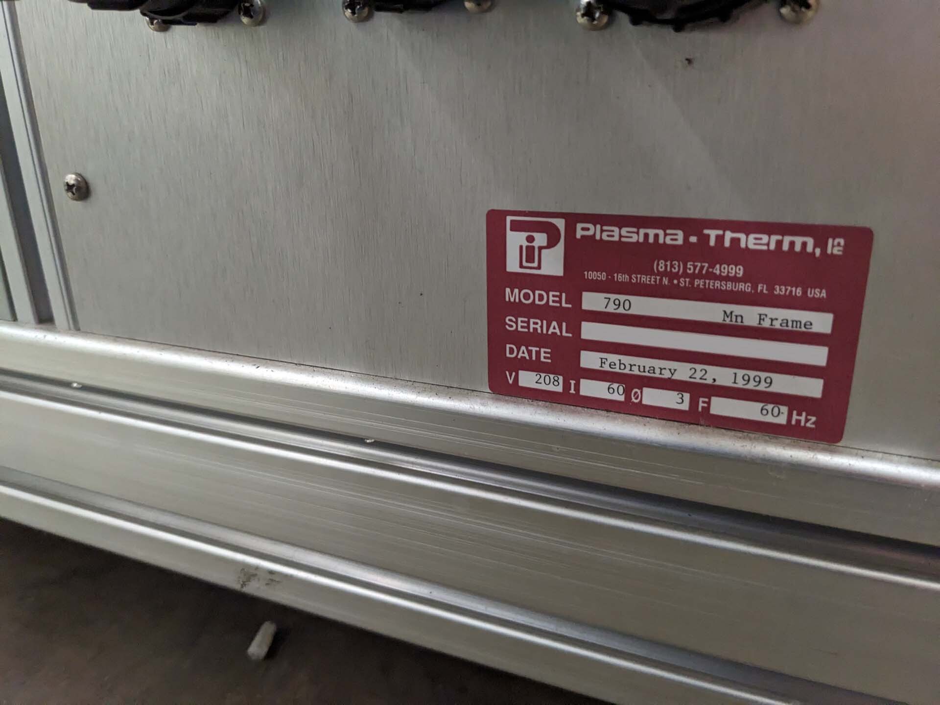 사진 사용됨 PLASMATHERM / UNAXIS 790 Series 판매용