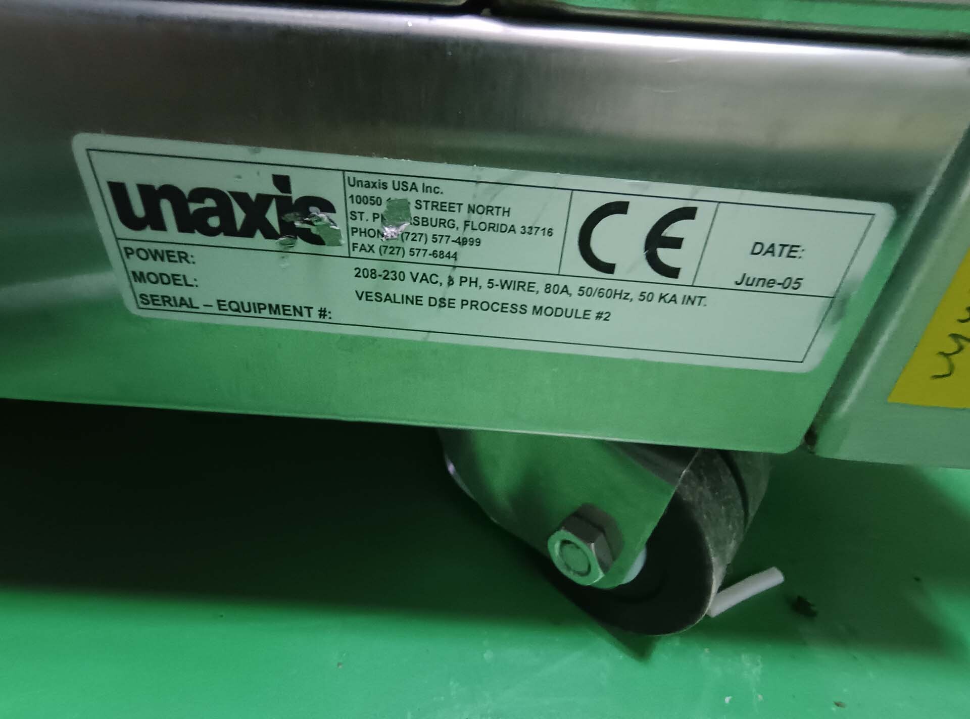 Photo Used PLASMATHERM / UNAXIS Versaline For Sale