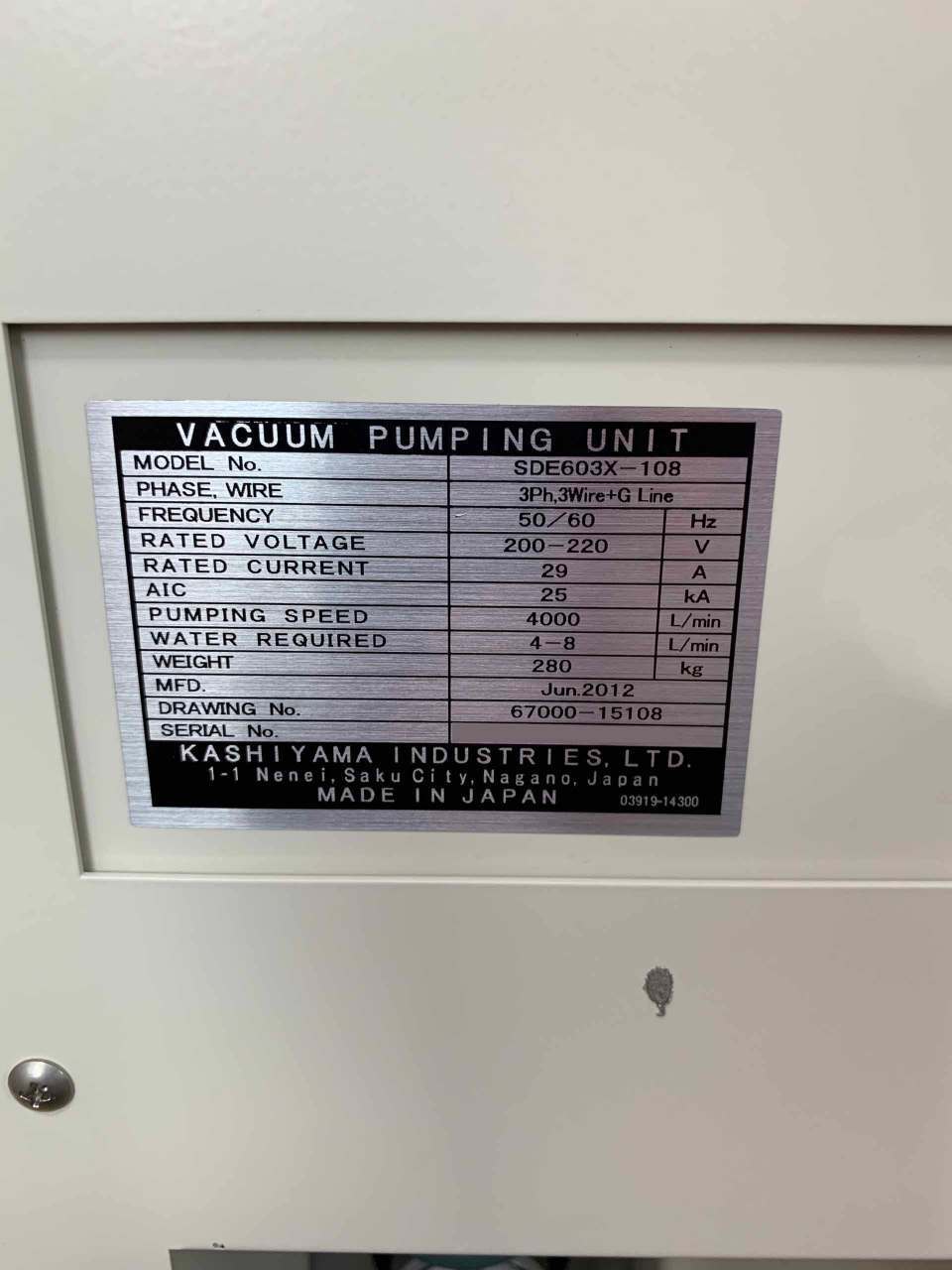 Photo Used PLASMATHERM Versaline For Sale