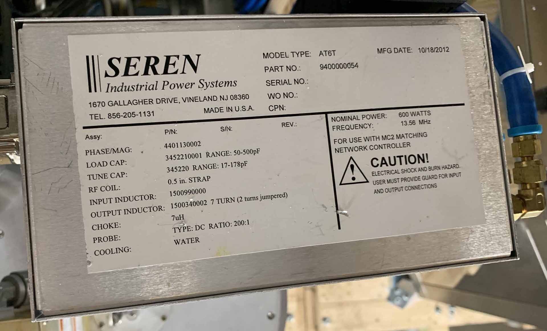 圖為 已使用的 PLASMATHERM Versaline 待售