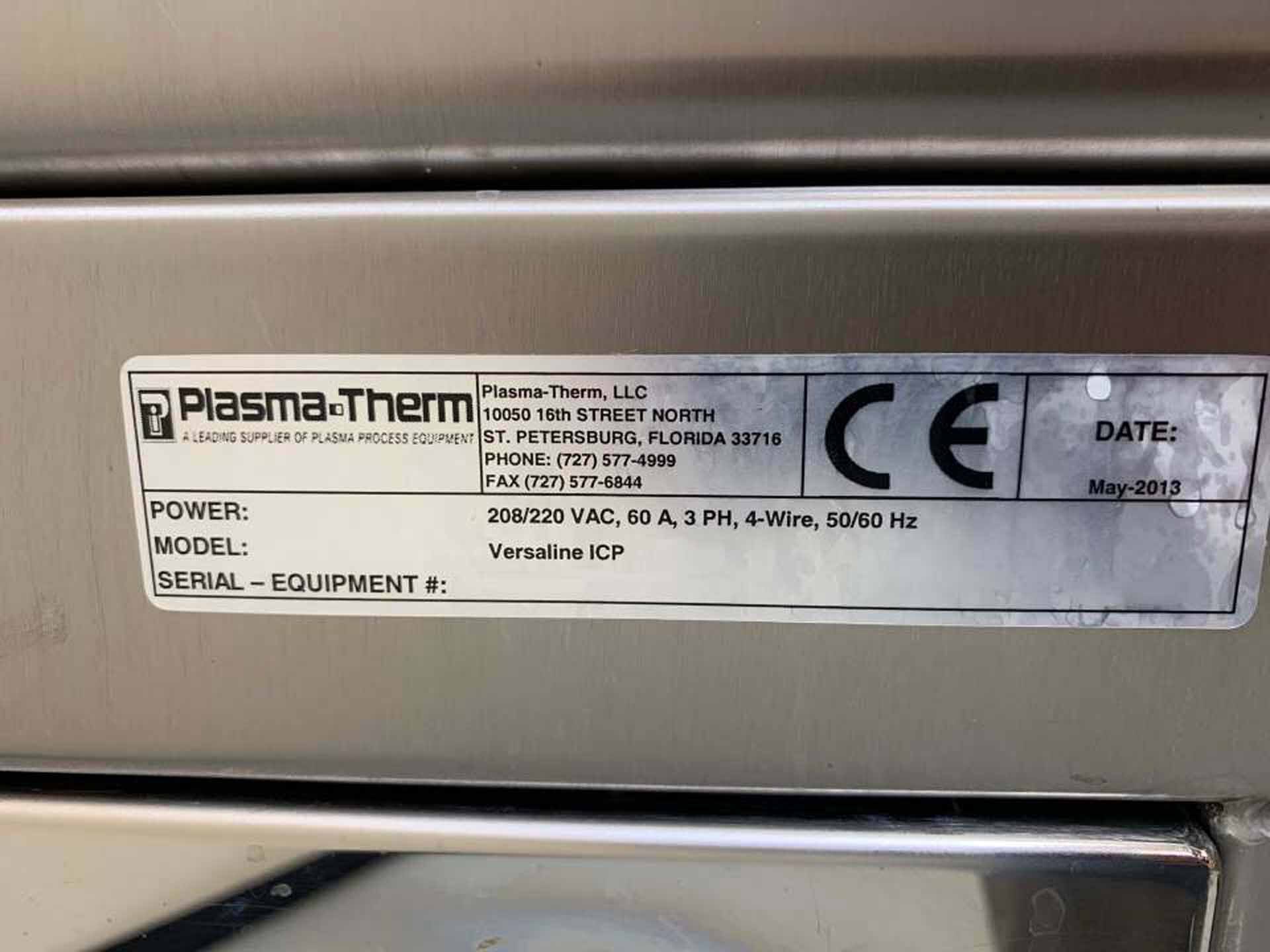 Photo Used PLASMATHERM Versaline For Sale