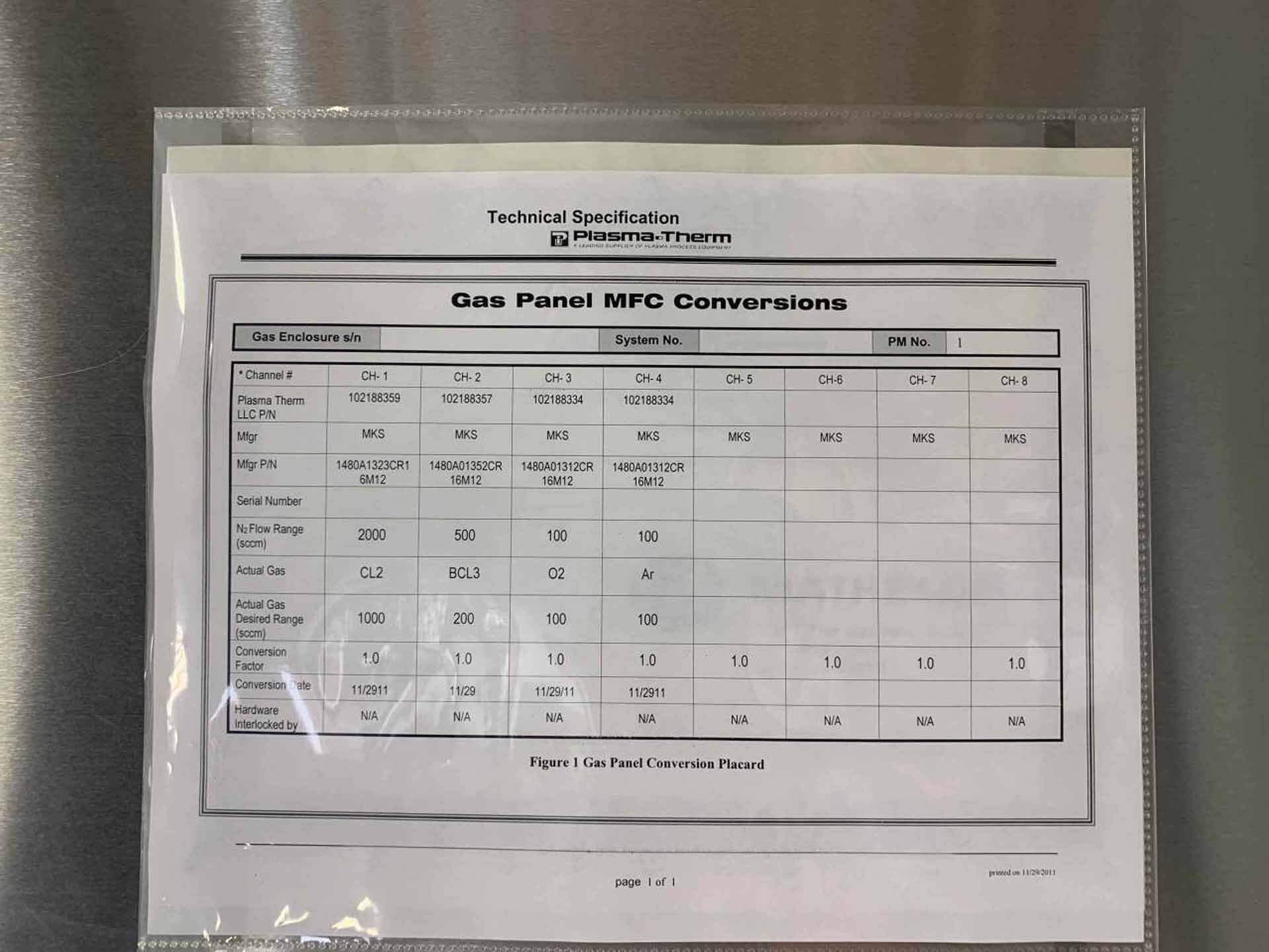 Photo Used PLASMATHERM Versaline For Sale