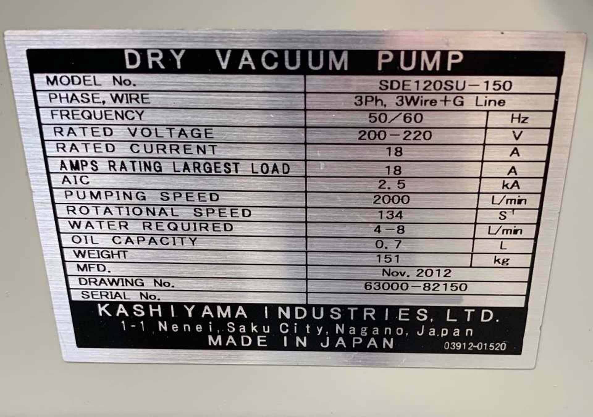 圖為 已使用的 PLASMATHERM Versaline 待售