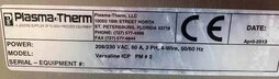 Photo Used PLASMATHERM Versaline For Sale