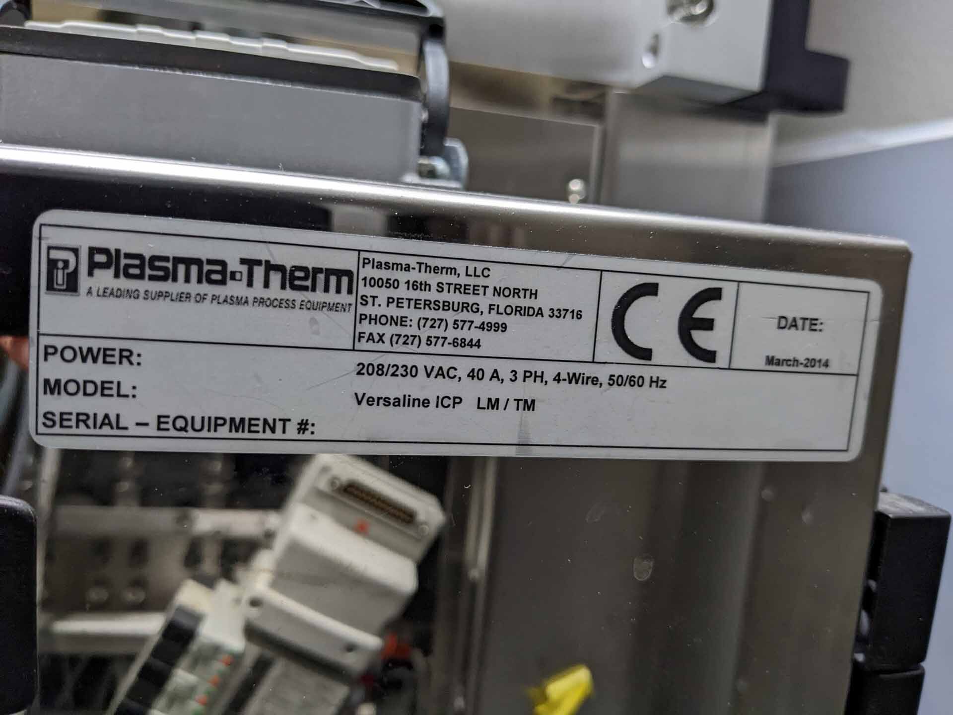 Photo Used PLASMATHERM Versaline For Sale