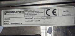 Photo Used PLASMATHERM Versaline For Sale