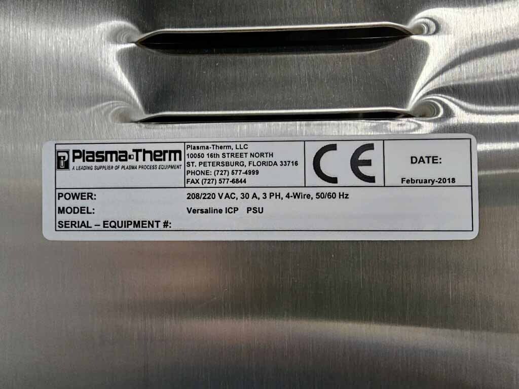 사진 사용됨 PLASMATHERM Versaline 판매용