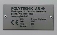 사진 사용됨 POLYTEKNIK Cryofox Explorer 600 판매용