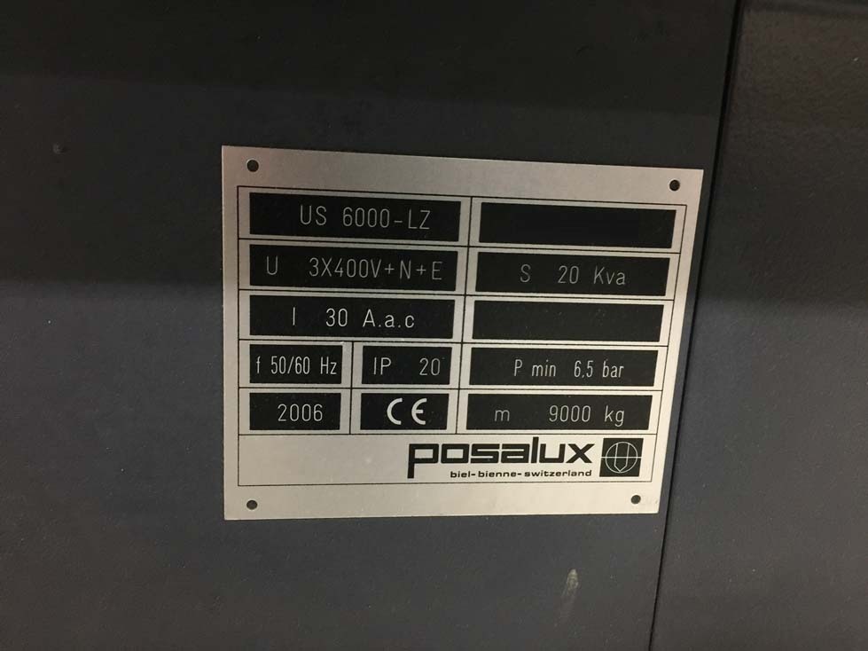 圖為 已使用的 POSALUX Ultraspeed 6000 待售