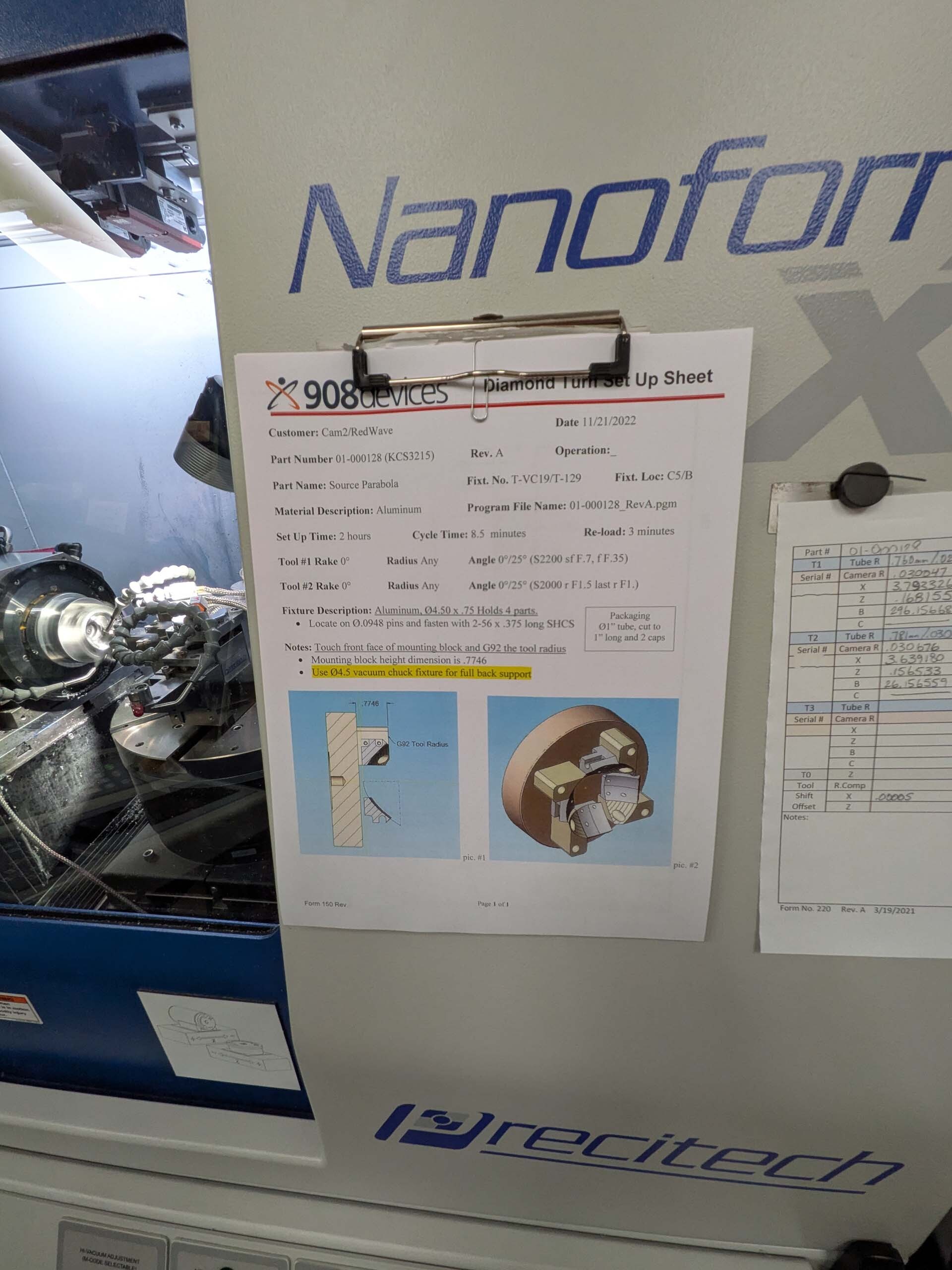 Photo Used PRECITECH Nanoform X For Sale