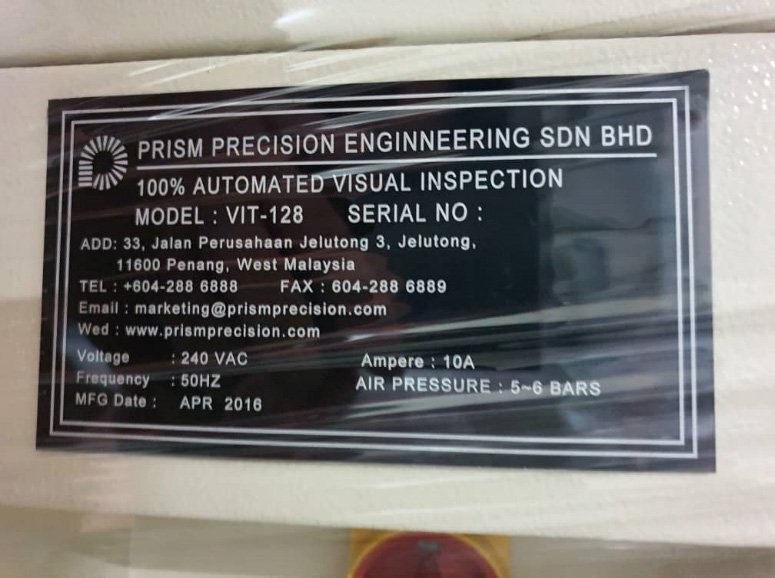 Photo Used PRISM VIT-128 For Sale