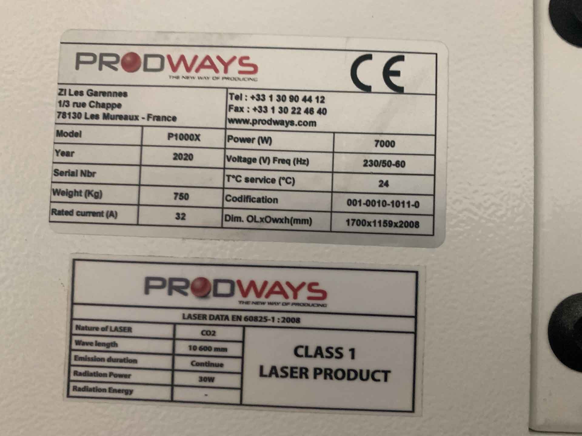 圖為 已使用的 PRODWAYS Promaker P1000X 待售