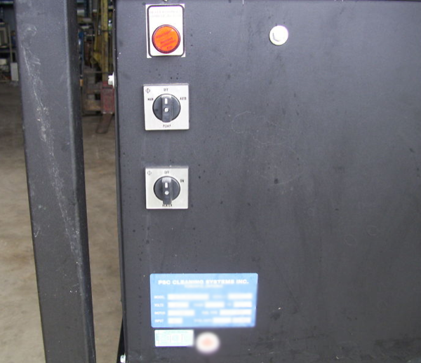Photo Used PSC CLEANING SYSTEMS INC ES523K448AST-480 For Sale