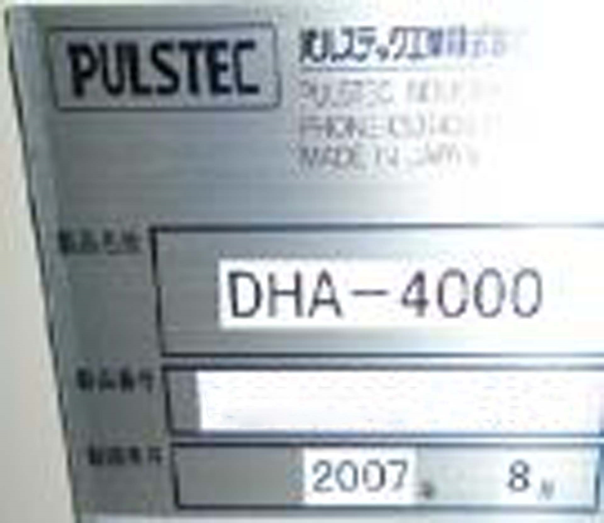 Photo Used PULSTEC DHA-4000 For Sale