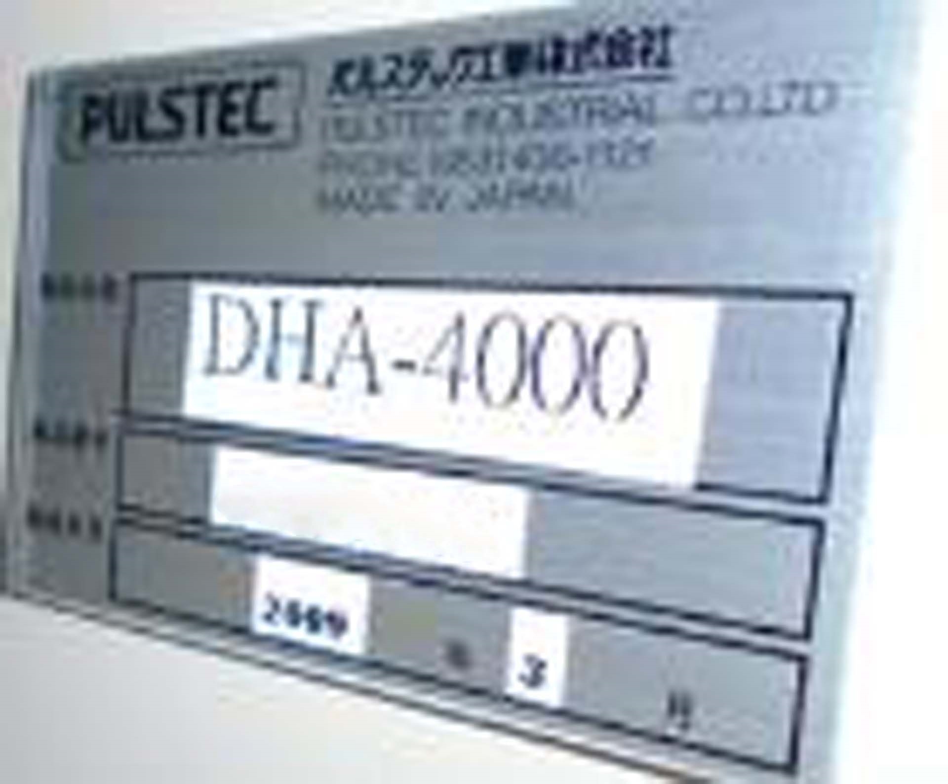 Foto Verwendet PULSTEC DHA-4000 Zum Verkauf