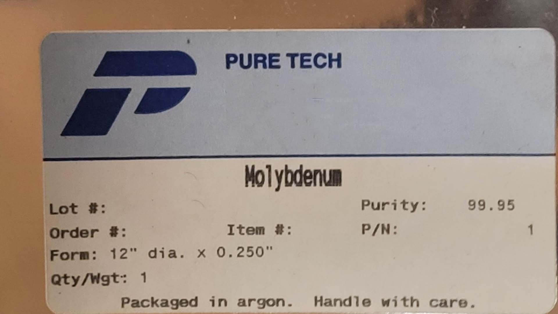 圖為 已使用的 PURETEC Lot of Sputtering targets 待售