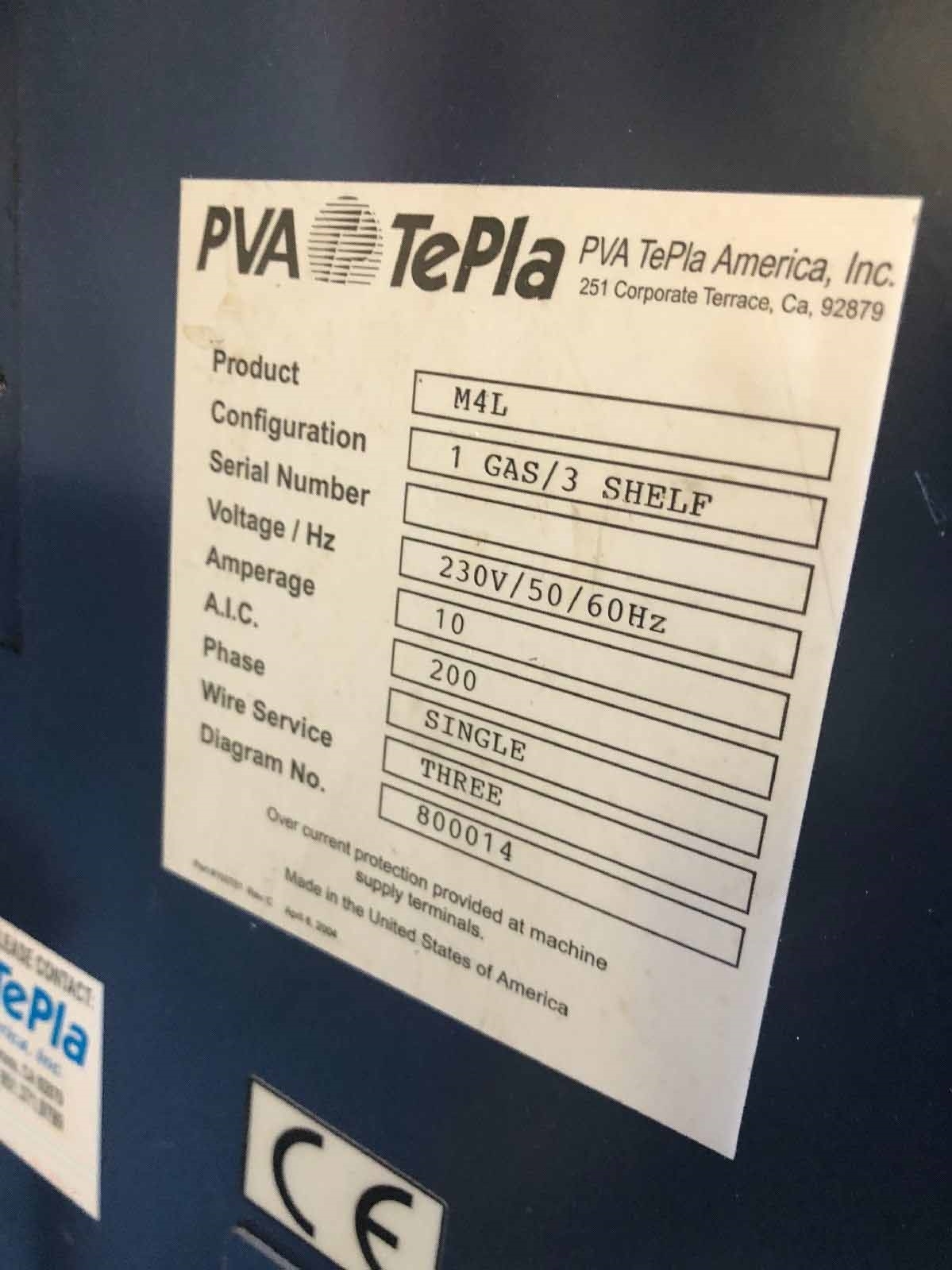 圖為 已使用的 PVA TEPLA / METROLINE M4L 待售
