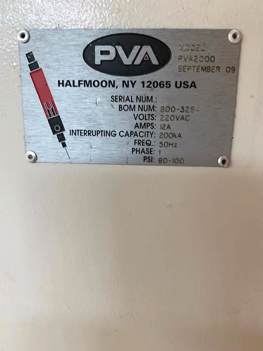 圖為 已使用的 PVA 2000 待售
