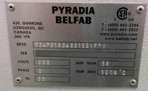 Photo Used PYRADIA F04P018148018SVFRV For Sale