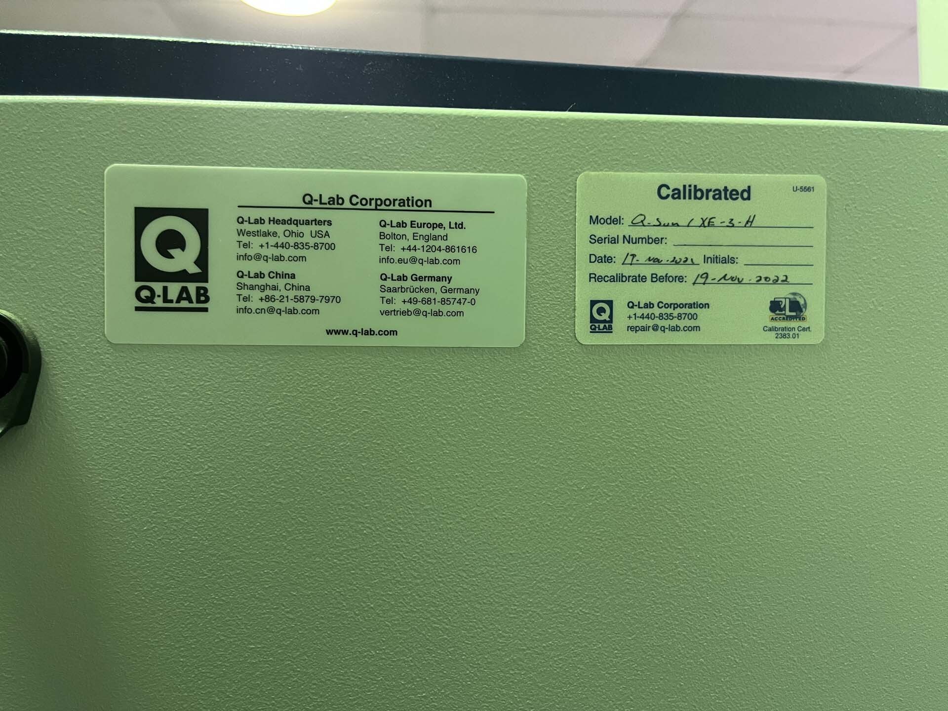 图为 已使用的 Q-LAB Q-Sun XE-3-H 待售