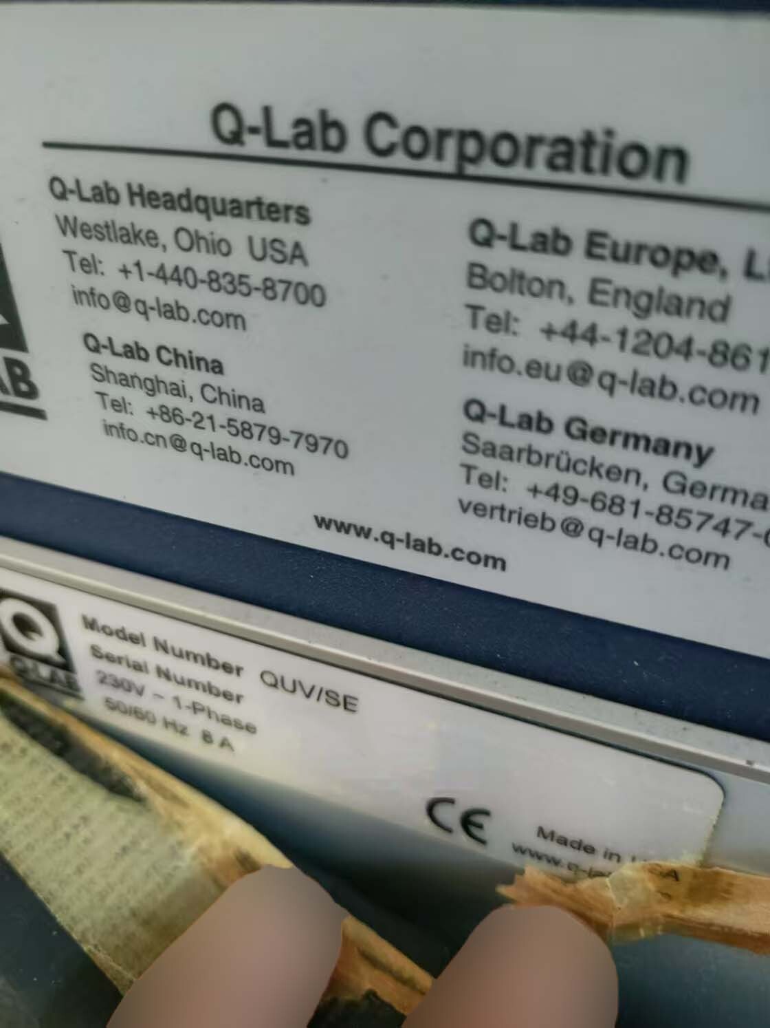 Foto Verwendet Q-LAB QUV Zum Verkauf