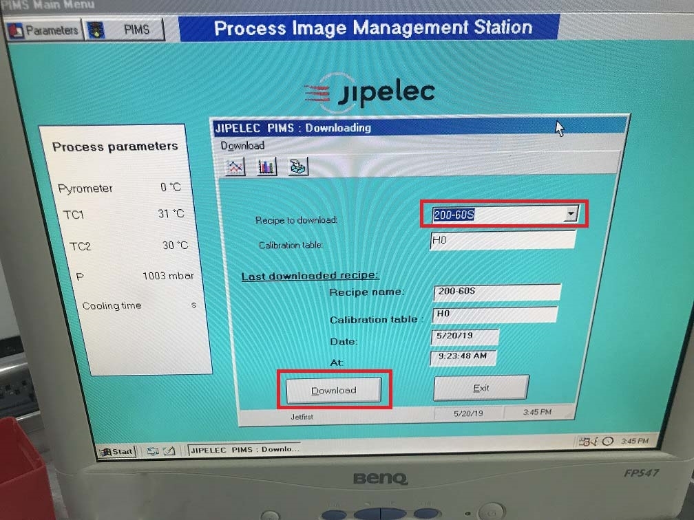 Photo Used Q-THERM / JIPELEC JetFirst For Sale