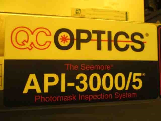フォト（写真） 使用される QC OPTICS API 3000 販売のために