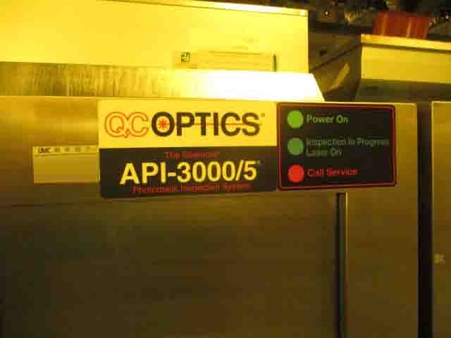 Photo Used QC OPTICS API 3000 For Sale