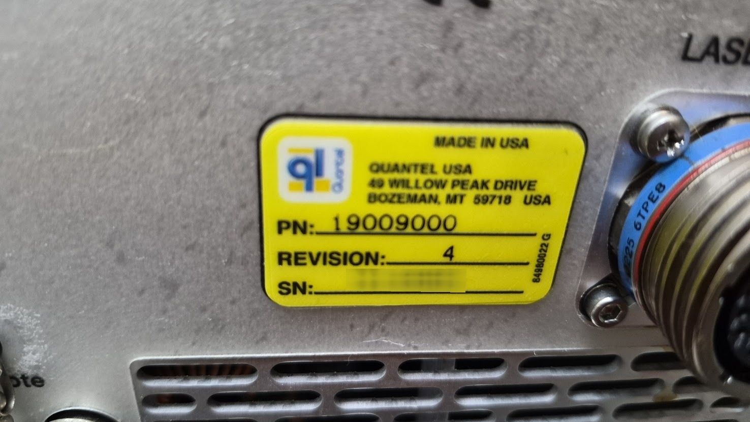 사진 사용됨 QUANTEL CFR 판매용