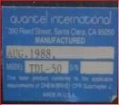 Photo Used QUANTEL TDL 50 For Sale