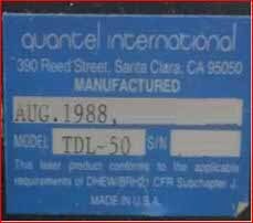 Photo Used QUANTEL TDL 50 For Sale